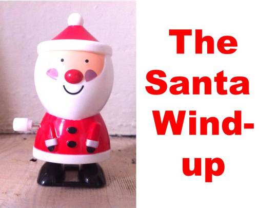 Wind-up santa
